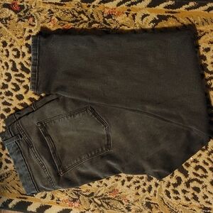 Women's black denim jeans